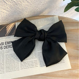 Lianfudai Women Girl Big Bow knot Tie Barrette Hair clips Hairpins Bands Fabric Fashion Korean Lady Head wear Accessories Wholesale Gifts