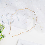 Lianfudai jewelry gifts for women hot sale new Metal Wavy Invisible Headband Pressing Hair Washing Face Hair Bundle Female Outing Simple Temperament Hair Accessories