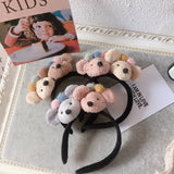 Lianfudai Headbands For Women Girls Korean Cartoon Bear Bands Accessories Fashion Adult Diademas Bandeau Cheveux Wholesale