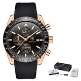 Lianfudai watches on sale clearance Men Watches Brand Luxury Silicone Strap Waterproof Sport Quartz Chronograph Military Watch Men Clock Relogio Masculino