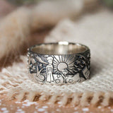 Lianfudai Handmade Carved Design Rings Women/Men Little Boy Antique Punk Party Finger Rings Fancy Gifts Statement Jewelry Wholesale