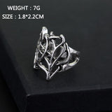 Lianfudai christmas wishlist gifts for her Movie Jewelry Ring Wisdom Tree Branch Rings Hollow Bird Nest Finger Rings  Charms personality Rings Accessories