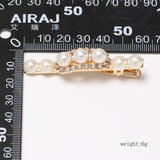 Lianfudai jewelry gifts for women hot sale  Hot Sale Girls Imitation Pearl Beads Hair Clips Pins Simple Fashion Hairpins Women Luxury Sweet Hairgrips Accessories