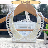 Lianfudai gifts for women Handmade jewelry new vintage fashion crystal collar necklace pendent lace beads pearls neck collars accessories wholesale gift