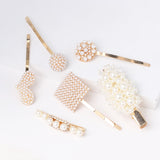 Lianfudai jewelry gifts for women hot sale  Hot Sale Girls Imitation Pearl Beads Hair Clips Pins Simple Fashion Hairpins Women Luxury Sweet Hairgrips Accessories