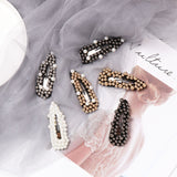 Lianfudai jewelry gifts for women hot sale  Hot Sale Girls Imitation Pearl Beads Hair Clips Pins Simple Fashion Hairpins Women Luxury Sweet Hairgrips Accessories