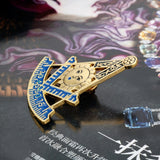 Lianfudai Freemasonry Mason Brooch pin Men Lapel Pins Alloy Brooches