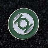 Lianfudai christmas gift ideas valentines day gifts for her Green Lantern Logo Brooches Lapel Pins for Shirts Women Man Cosplay Jewelry Brooch