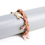 Lianfudai easter gifts for women Card Captor Sakura Magic Wands Charms Bracelets Bangles Chain Riband Wristbands Bracelet Fashion Jewelry