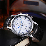 Lianfudai gifts for men New Watches Men Luxury Brand Chronograph Men Sport Watches High Quality Leather Strap Quartz Wristwatch Relogio Masculin &amp;Ff