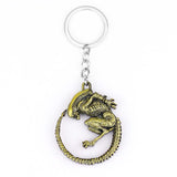 Lianfudai christmas wishlist gifts for her Alien Predator Keychain AVP Mask Key Rings for Bags Car Key Jewelry Chaveiro