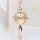 Lianfudai Christmas wishlist  Simple Fashion Women's Watches Minimalist Luxury Alloy Ladies Bracelet Watch Small Jewel Watch Quartz Wristwatches Montre Femme