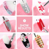 Lianfudai  jewelry for women 15PCS/Set Nail Brush Set Gel Polish Painting Drawing Brushes Nails Art Manicure Tools DIY Drawing Rhinestone Picking Brush Kits