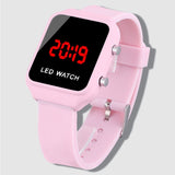 Lianfudai watches on sale clearance Fashion Silicone Led Watch Digital Wristwatch Pink Children Watches For Boys Kids Watches Electronic Watches Sports Wristwatch