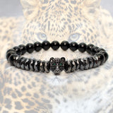 Lianfudai gifts for men Natural stone Beads Leopard Bracelet Men Bracelets For Women Pulseras Hombre Man bransoletki Mens Jewellery Armband Bracciale