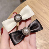 Lianfudai Hair Clip Hairpin For Women Girl Camellia Flower Floral Pearl PU Bow Korean Handmade Fashion Head Accessories Mujer Wholesale