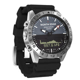 Lianfudai Christmas gifts ideas  Men‘s Dive Sports Digital watch Military Army Luxury Full Steel Business Waterproof 200m Altimeter Compass