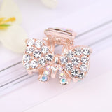 Lianfudai Hair Claw Clip Clamp For Women Girl Rhinestone Crystal Acrylic Heart Korean Handmade Fashion Head Accessories Mujer Wholesale