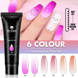 Lianfudai Nail Gel Extension 2PCS 15ML Acrylic Finger Poly Nails Art Manicure Varnish Hybrid UV Gel Polish гель лак для ногтей