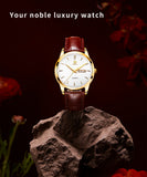 Lianfudai father's day gifts Mens Watches Top Brand Luxury Fashion Waterproof Luminous Date Clock Sport Watches Mens Business Quartz Wristwatch 6618