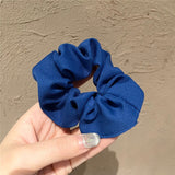 Lianfudai Women Girl Scrunchies Elastic Hair Ties Bands Fluorescent Color Summer Fashion Korean Mujer Head Accessories Hyuna Wholesale