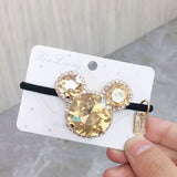 Lianfudai jewelry gifts for women hot sale hairpin Women Hair Ties Elastic Rubber Bands Girl Crystal Zircon Bear Flower Star Korean Scrunchies Head Accessories Handmade Wholesale