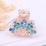 Lianfudai Hair Claw Clip Clamp For Women Girl Rhinestone Crystal Acrylic Heart Korean Handmade Fashion Head Accessories Mujer Wholesale