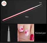 Lianfudai  jewelry for women 15PCS/Set Nail Brush Set Gel Polish Painting Drawing Brushes Nails Art Manicure Tools DIY Drawing Rhinestone Picking Brush Kits