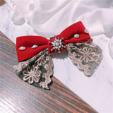 Lianfudai Barrette For Women Girl Rhinestone Crystal Pearl Big Hair Clip Hairpin Bow Knot Geometric Flower Head Accessories Wholesale