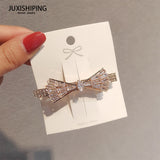 Lianfudai jewelry gifts for women hot sale hairpin Hair Clip Hairpin For Women Girl Rhinestone Leaf Heart Rabbit Star Korean Handmade Fashion Head Accessories Mujer Wholesale