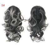 Lianfudai gifts for women New Women Drawstring Ponytail Hair Extension Doczepiane Wlos Fake Hairs Grey Nep Haar Postiche Cheveux Queue De Cheval