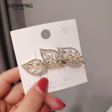 Lianfudai jewelry gifts for women hot sale hairpin Hair Clip Hairpin For Women Girl Rhinestone Leaf Heart Rabbit Star Korean Handmade Fashion Head Accessories Mujer Wholesale