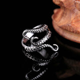 Lianfudai Vintage Chic Rabbit Animal Knuckle Rings for Women Girls Charm Gothic Punk Frog Cat Octopus Opening Finger Rings Fashion Jewelry