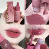 Lianfudai 8 Colors Moisturizer Non-Stick Cup Lipstick Velvet Ink Matte Dyeing Lip Gloss Waterproof Long Lasting Lip Tint Korean Cosmetics