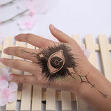 Lianfudai gifts for women  Waterproof Temporary Tattoo Sticker Rose Flower Hand back tatto Art  flash tatoo fake tattoos for women men