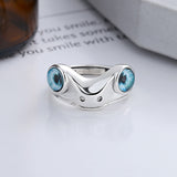 Lianfudai Vintage Chic Rabbit Animal Knuckle Rings for Women Girls Charm Gothic Punk Frog Cat Octopus Opening Finger Rings Fashion Jewelry