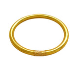 Lianfudai Fashion Jewelry Soft Bracelet Hot Sale High Quality Plastic Tube Inner Glitter Gold Color Bracelet Bangle For Women Gift