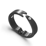 Lianfudai Personality Fashion Open Magnetic Health Rings for Women Men Magnetic Therapy Lose Weight Rings Keep Slim Health Care Jewelry