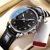 Lianfudai father's day gifts Top Brand Men&#39;s Wristwatch Fashion Waterproof Luminous Date Clock Sport Watches Mens Business Belt Quartz Watch New