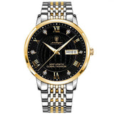 Lianfudai  father's day gifts Men Watch Fashion Business Quartz Watches Top Swiss Brand Luxury Waterproof Luminous Stainless Stain Mens Wristwatches