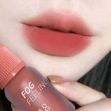 Lianfudai 8 Colors Moisturizer Non-Stick Cup Lipstick Velvet Ink Matte Dyeing Lip Gloss Waterproof Long Lasting Lip Tint Korean Cosmetics