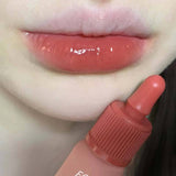 Lianfudai 8 Colors Moisturizer Non-Stick Cup Lipstick Velvet Ink Matte Dyeing Lip Gloss Waterproof Long Lasting Lip Tint Korean Cosmetics