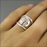 Lianfudai New Ring Tree of Life Ring Simple Fashion Ring Holiday Gift