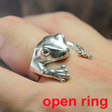 Lianfudai Creative Gothic Black Spider Animal Rings Funny Halloween Party Octopus Wizard Hat Ghost Pumpkins Finger Rings Halloween Jewelry