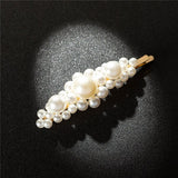 Lianfudai Christmas gifts ideas Ahmed Jewelry Fashion Lovely Gold Color Sweet White Pearl Hair AccessorHair Rope Sticks Headwear Hair Accessories for Ladies 16