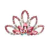 Lianfudai Christmas gifts ideas Princess Crown Hair Comb Mini Cute Tiaras Multicolor Headwear Girls Kids Hair Jewelry Birthday Party Gift
