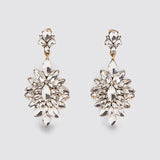 Lianfudai Christmas gifts ideas za Fashion Boho Crystal Earrings For Women New Rhinestone Statement Pearl Drop Earrings Bijoux Wholesale