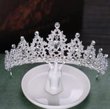 Lianfudai Christmas gifts ideas Black Baroque Crown Tiaras Queen Vintage Crystal Rhinestone Bridal Hair Accessories Bride Headbands Wedding Hair Jewelry