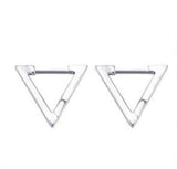 Lianfudai  Christmas Korea Popular Hip Hop kpop bangtan boys Stud Earrings Fashion Leaf Cross Stainless steel Pendant Earrings jewelry for men women