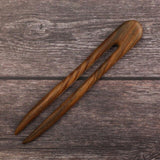 Lianfudai Christmas gifts ideas Handmade Sandalwood Stick Hairpins Women U-Shaped Wooden Hair Sticks Vintage Hair Jewelry Headwear Hair Accessories JL